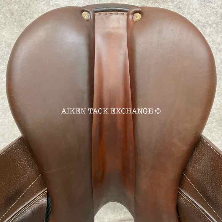2009 CWD SE04 Monoflap Jump Saddle, 17.5" Seat, 3A Flap, Medium Wide Tree, Foam Panels, Full Buffalo Leather