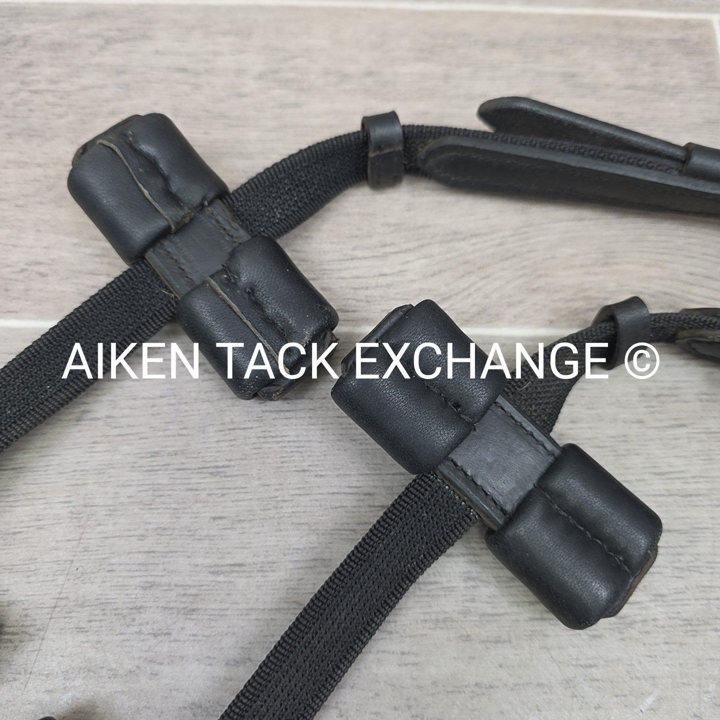 Correct Connect Aaron Vale Reins with 3 Padded Hand Grips, Black, Size Full