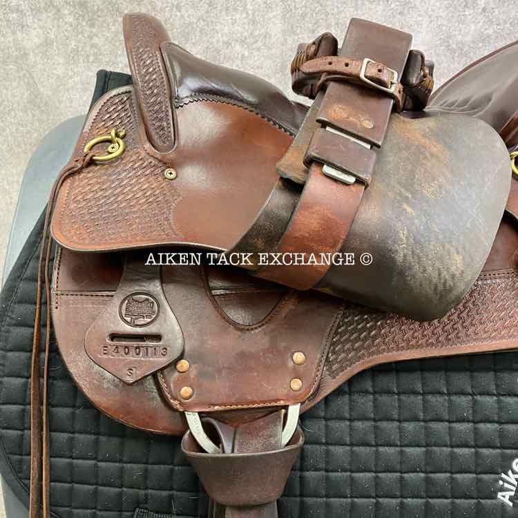 2000 Tucker Endurance Saddle, 18" Seat, Medium Tree - Semi QH Bars