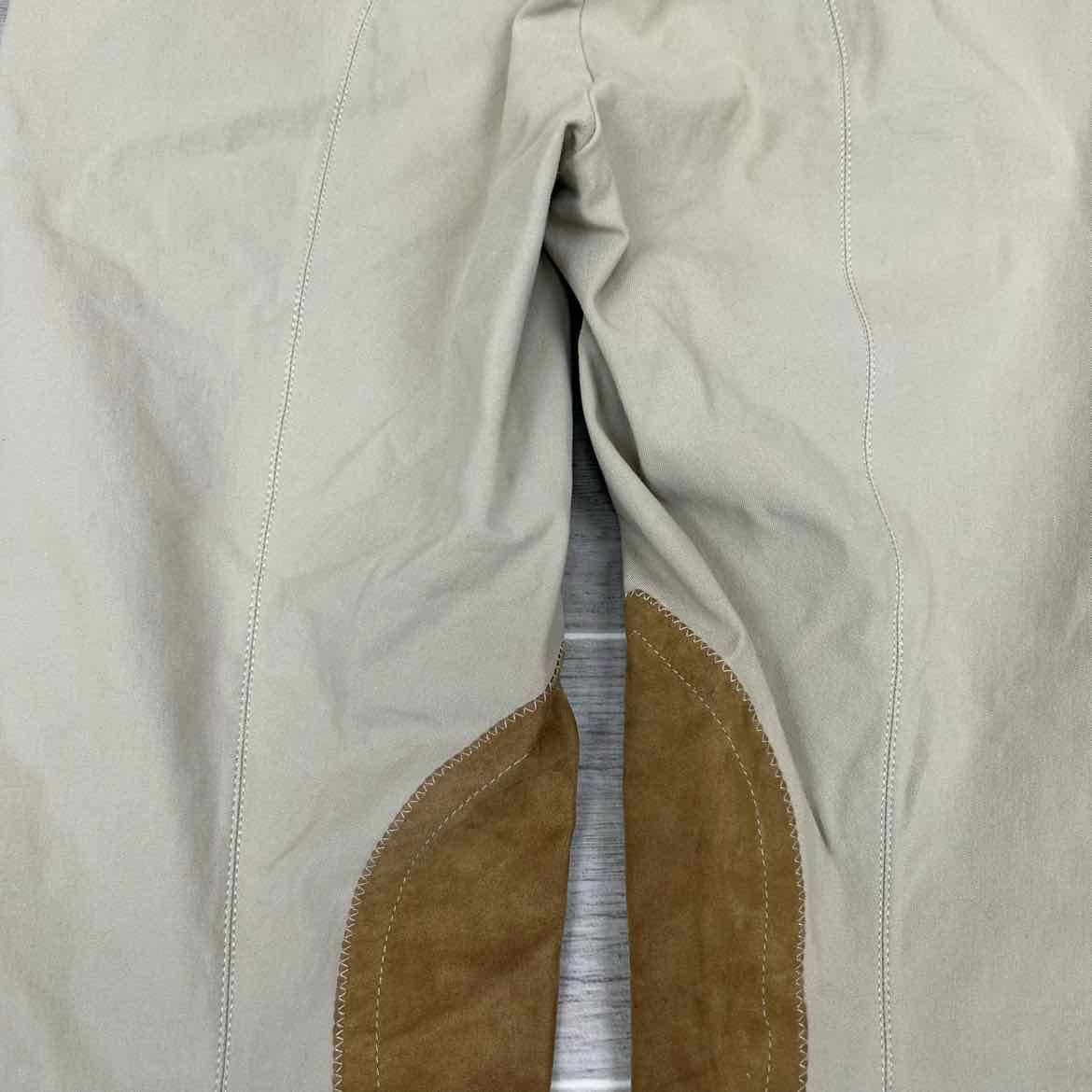 Tailored Sportsman Trophy Hunter Knee Patch Breeches, Size 24 R