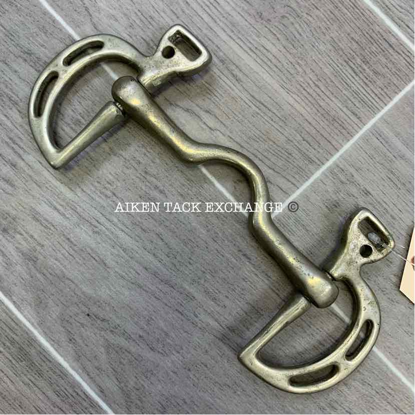 Nickel Mullen Mouth Uxeter Kimberwick Bit 5"