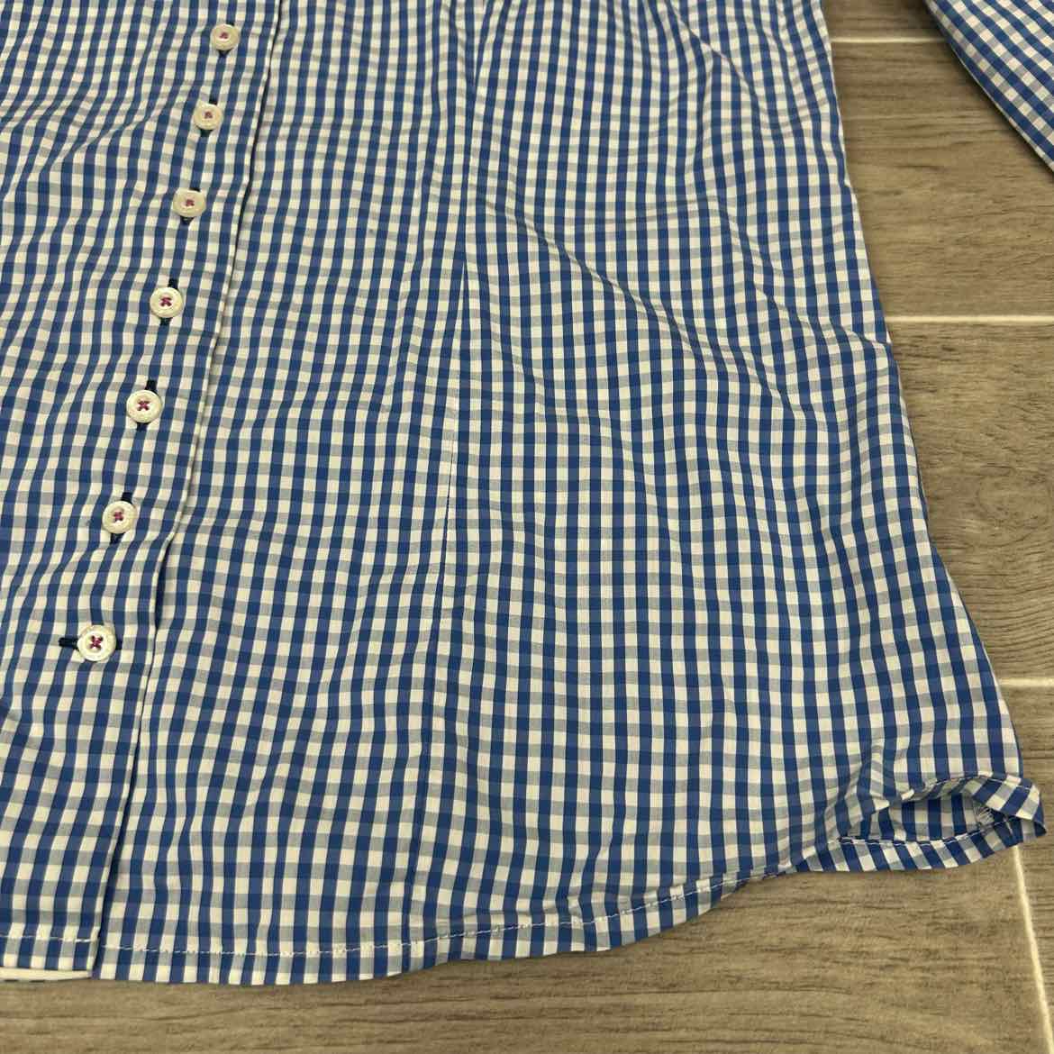 Fior Da Liso Long Sleeve Collared Shirt, Size 10