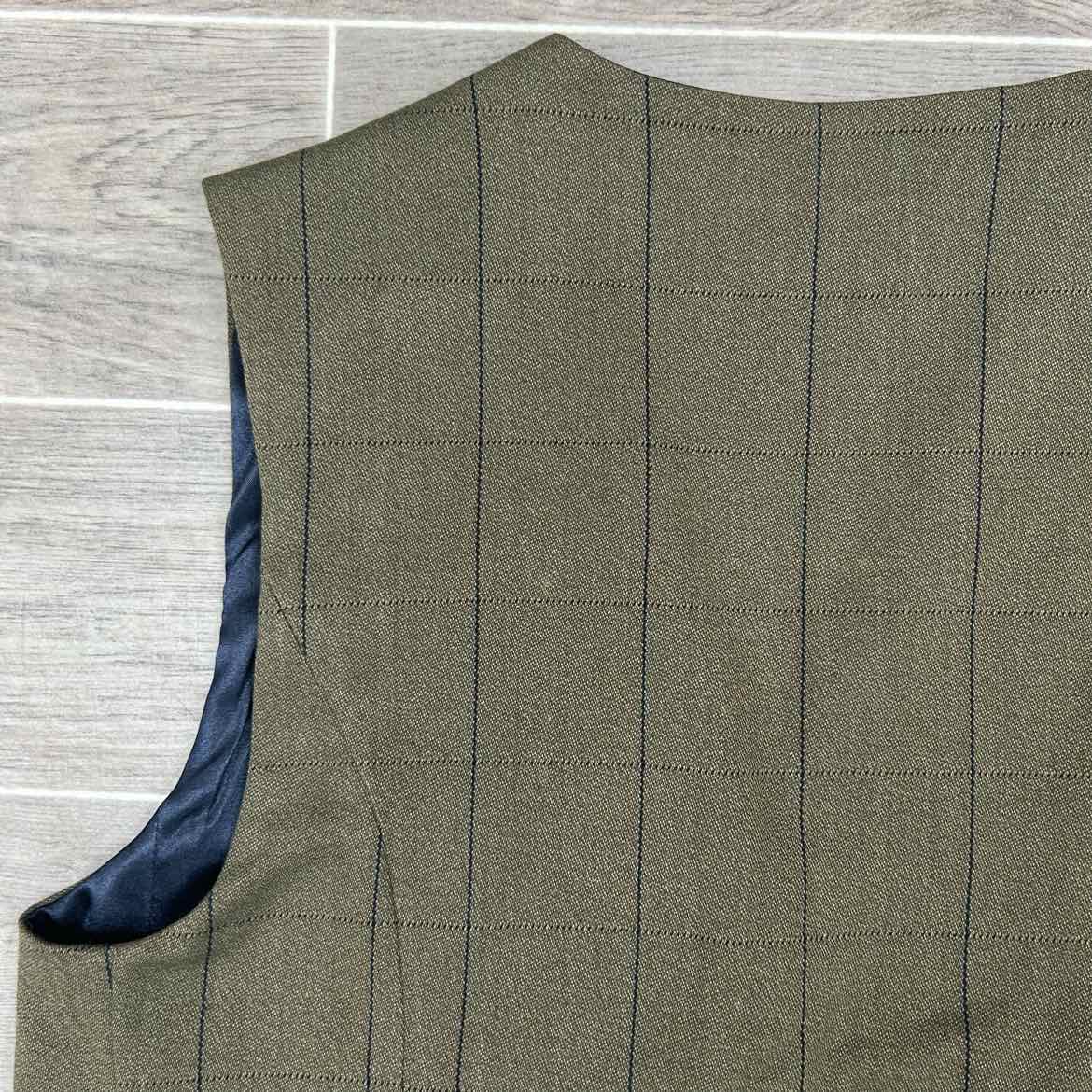 Equetech Bellingham Tweed Waistcoat Vest, Size 8