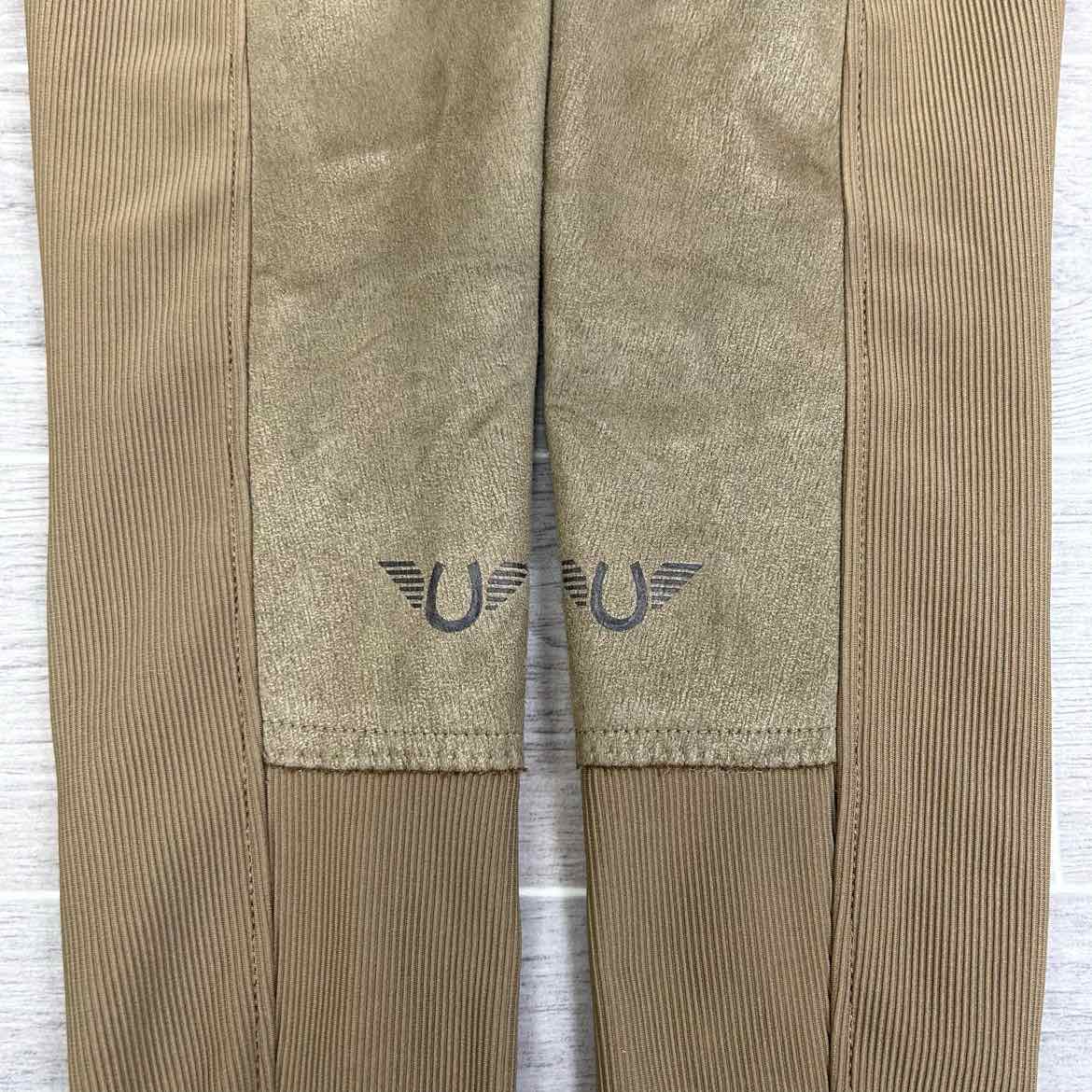 TuffRider Ribbed Full Seat Breeches, Taupe, Women's Size 26 R