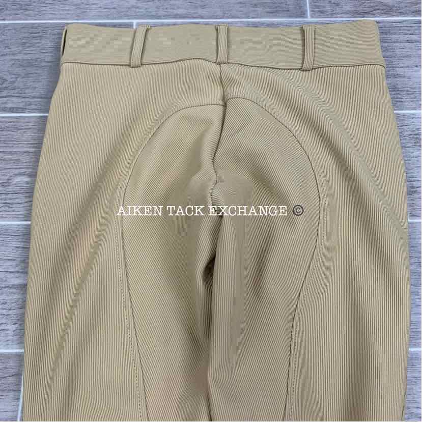 TuffRider Ribb Low Rise Knee Patch Breeches, Size 26