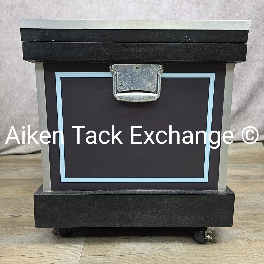 Wooden Tack Trunk on Wheels - 32" L x 22" H x 20" W