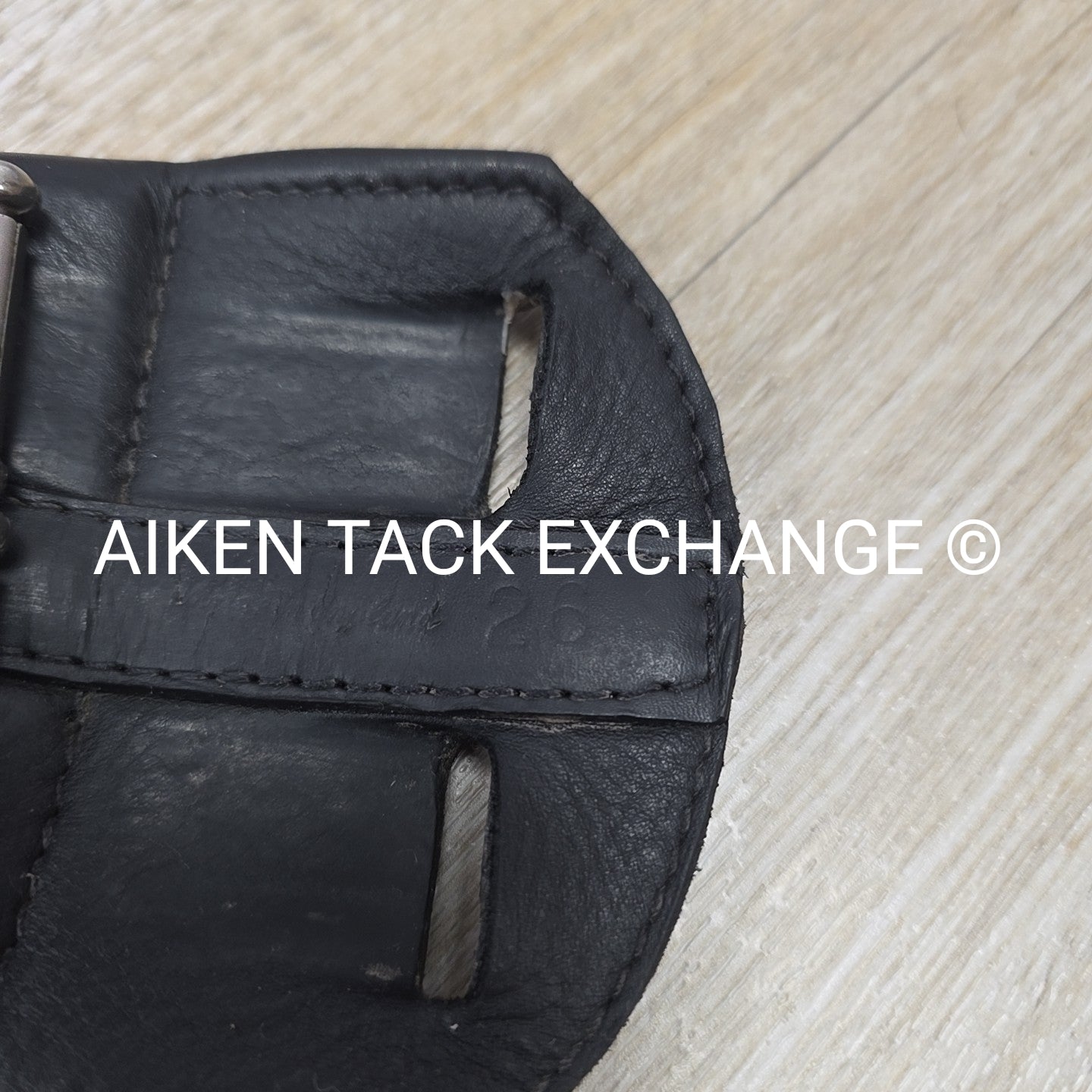Trilogy Padded Leather Contour Girth, Black, 26"