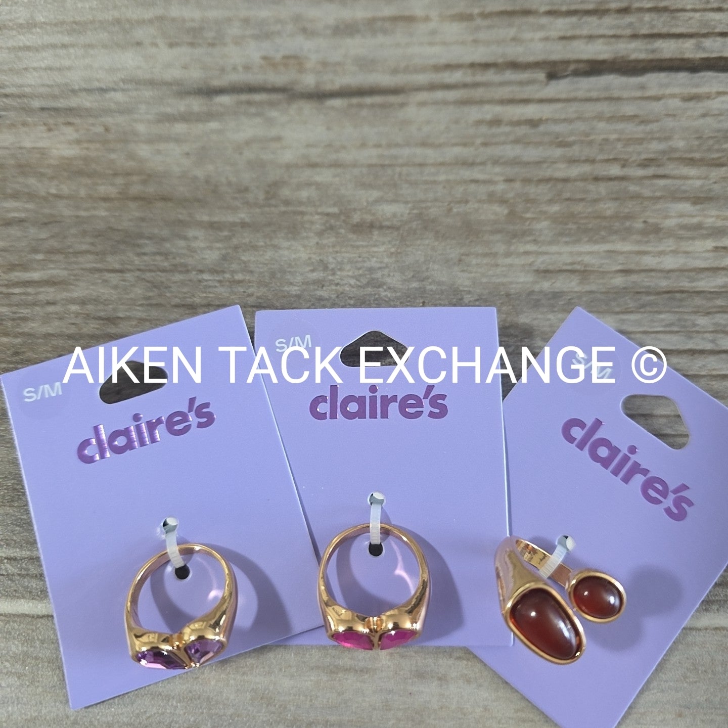 Claire's Rings (3) - Size S/M