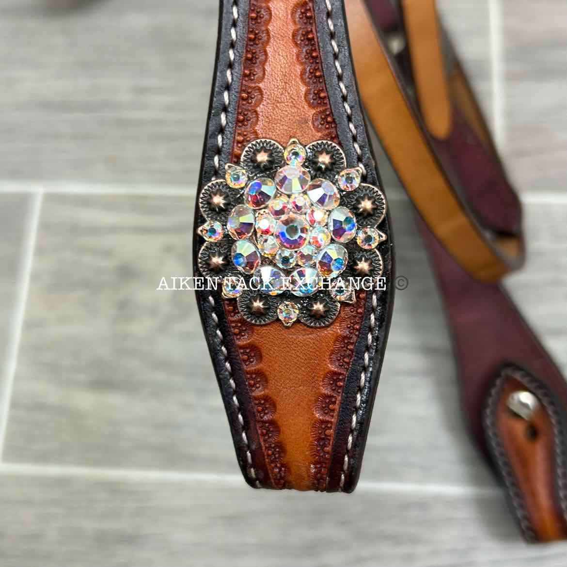 Browband Western Headstall with Bling