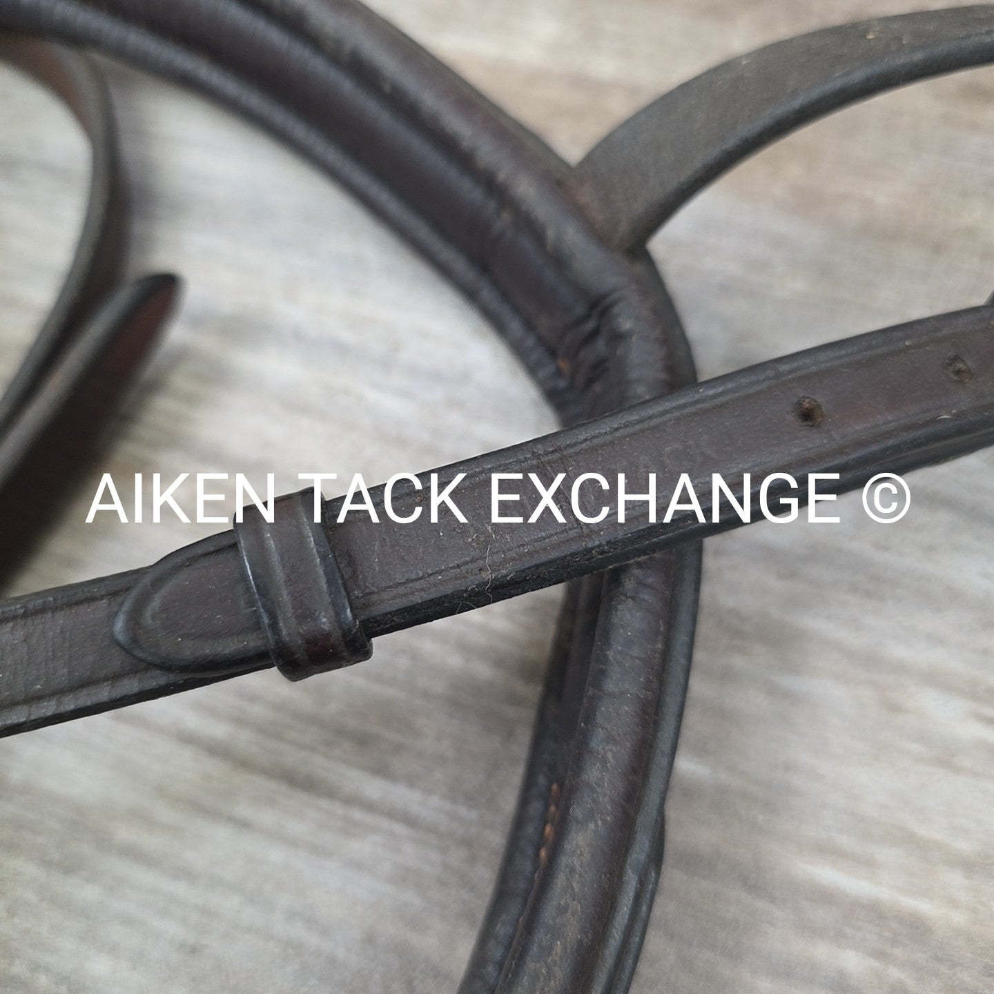 Various Brands Flash Bridle, No Reins, Brown, Size Full