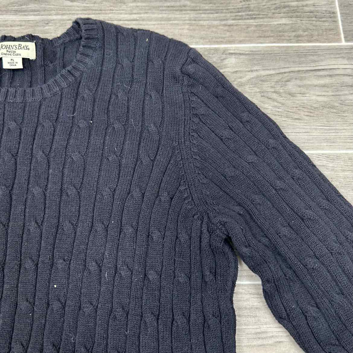 St. Johns Bay Knit Sweater, Women's Petite Large