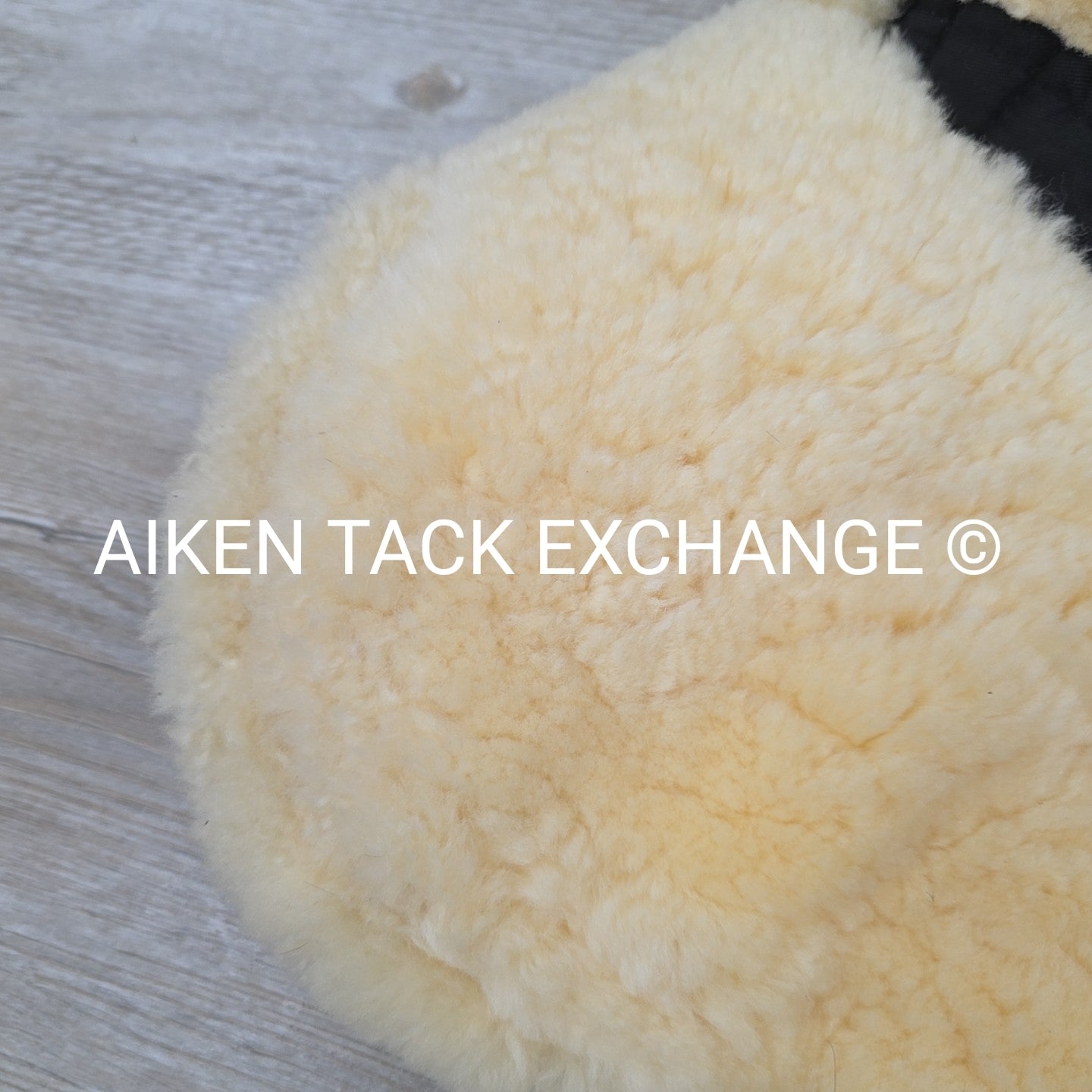 BR Equestrian Shimmable Sheepskin Half Pad, Size Full