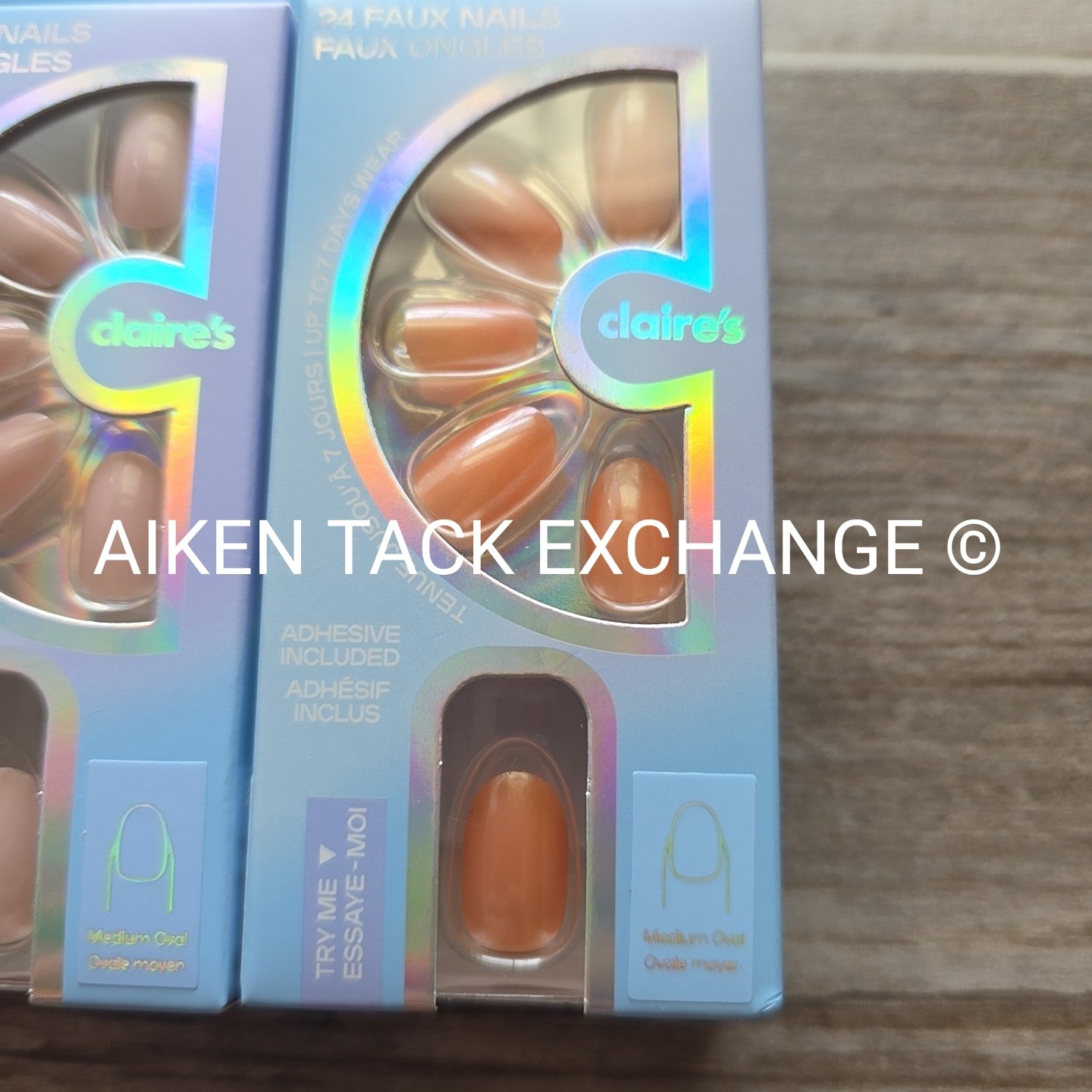 Claire's Press-On Nails (2 Sets) - 24 Count Each (48 Total)