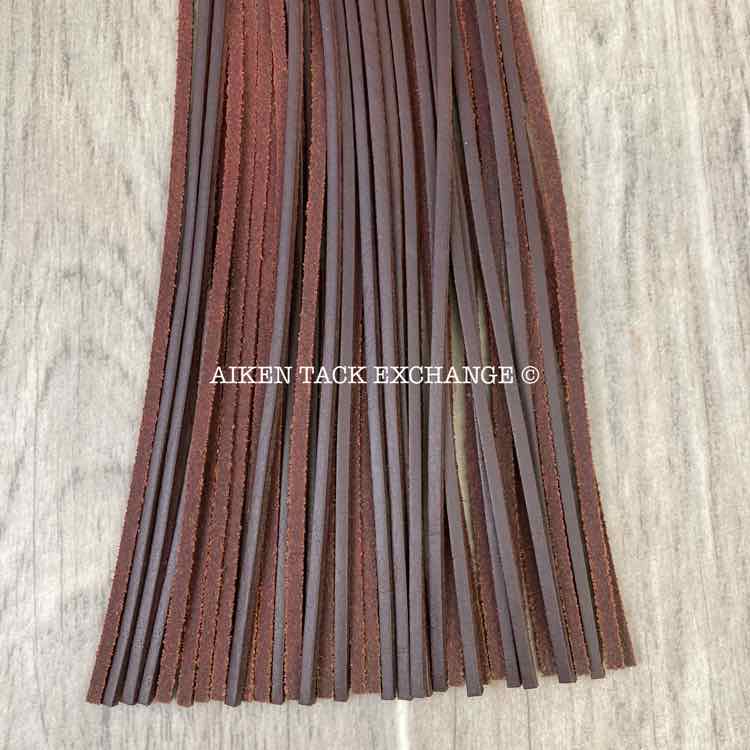 15" No Fly Zone Browband, Brown Leather, Brand New