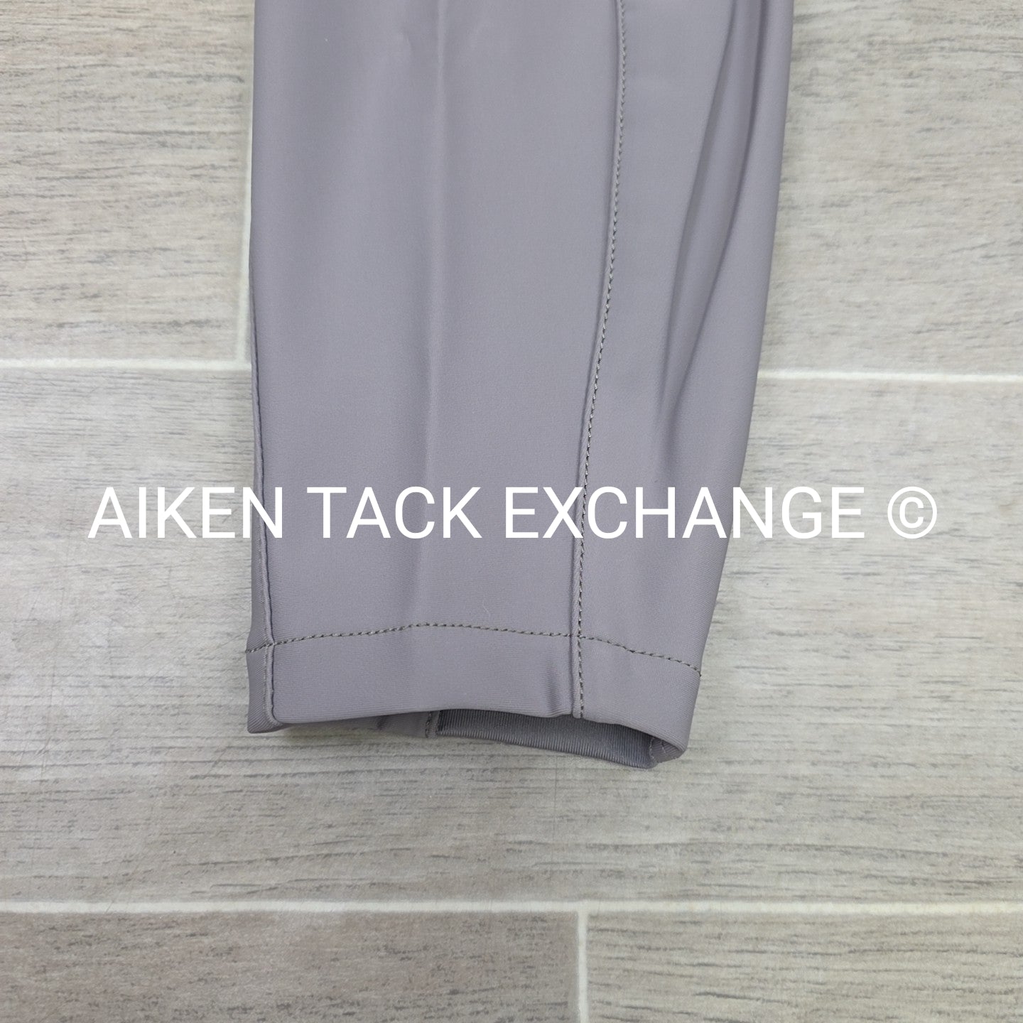 KL Select Gabrielle Full Seat Breeches, Grey/Navy, Women's Size 30R