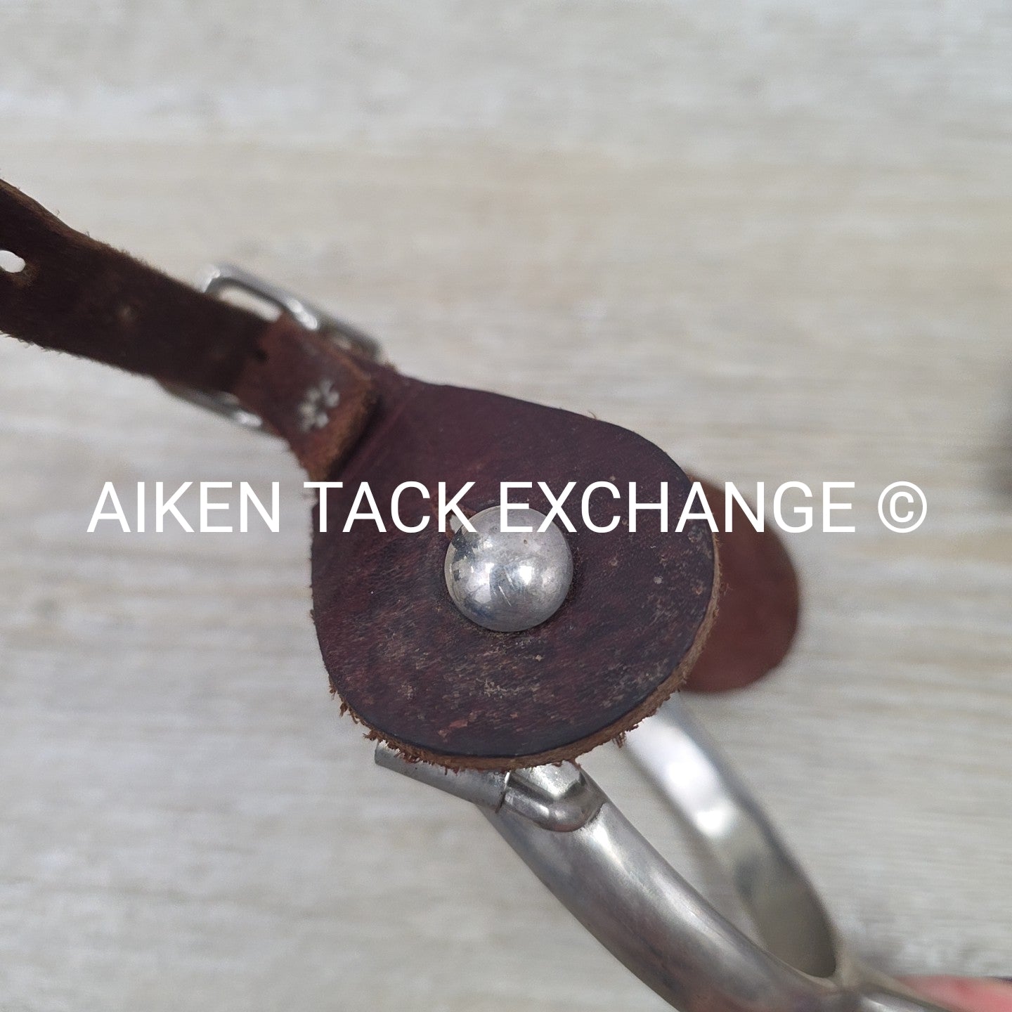 Western Rowel Spurs with Leather Spur Straps