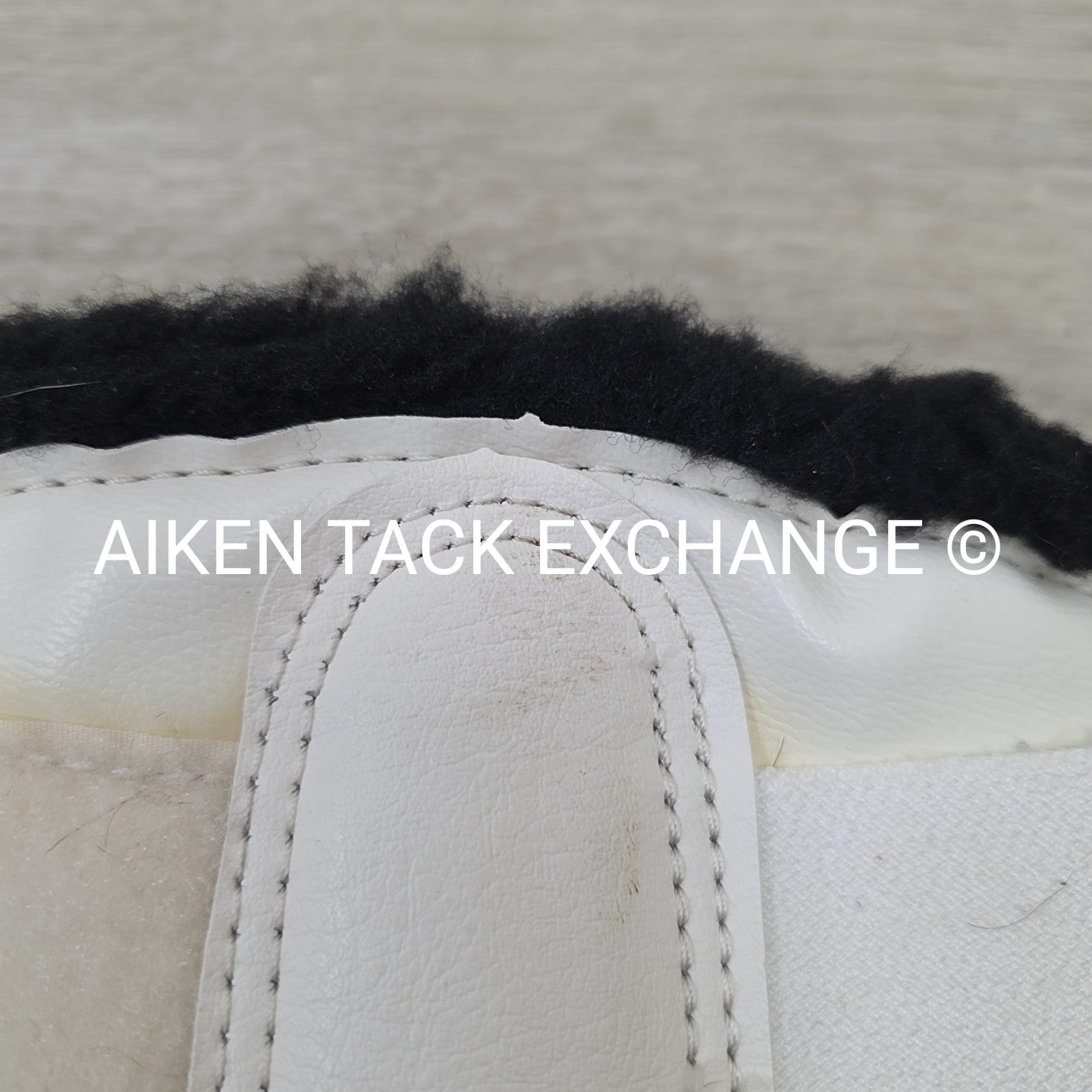 DSB Dressage Sport Boots Original, White/Black, Size Medium