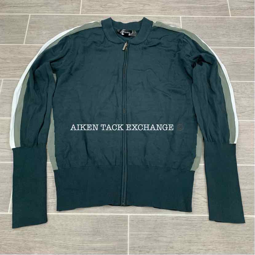 Alessando Albanese Full Zip Sweater, Size Small