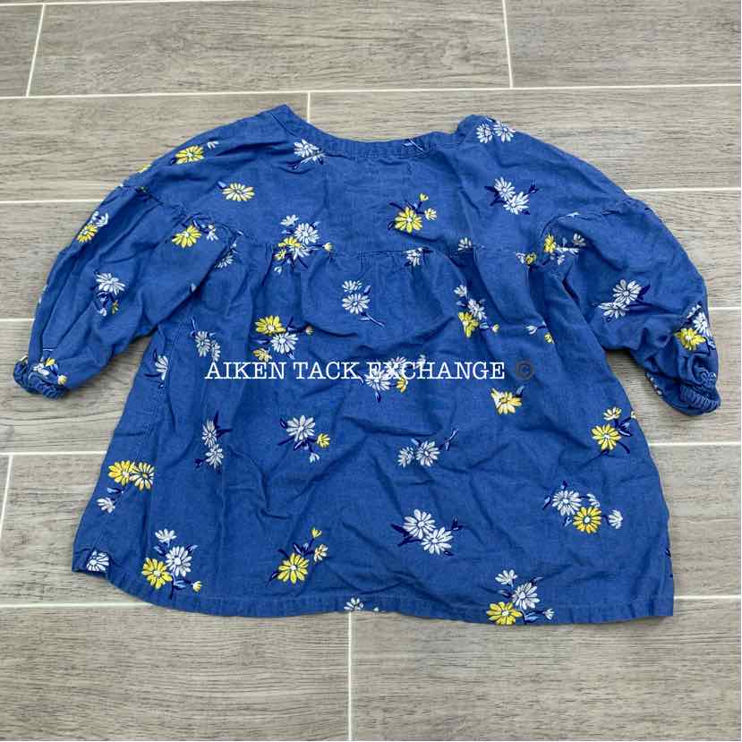 Old Navy Long Sleeve Blouse, Size Large (10-12 YR)