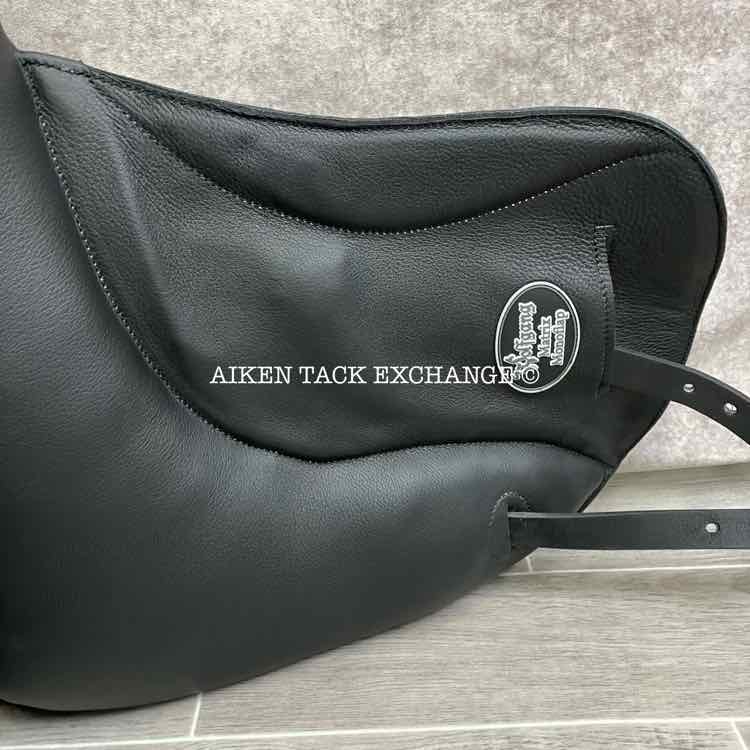 2024 Custom Saddlery Wolfgang Matrix MKII Monoflap Dressage Saddle, 17.5" Seat, Adjustable Tree, Wool Flocked Pony Panels