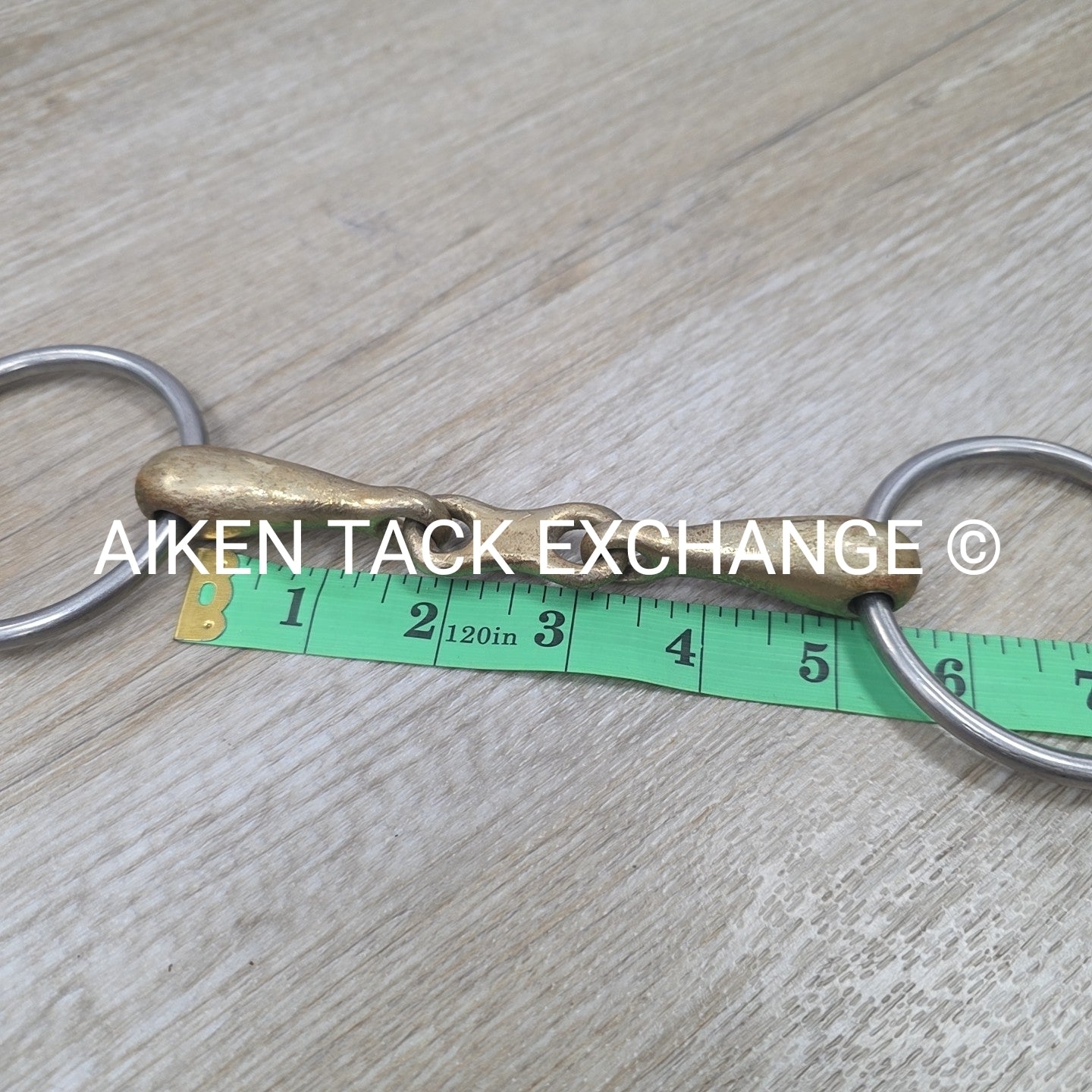 Copper French Link Loose Ring Bit 5"