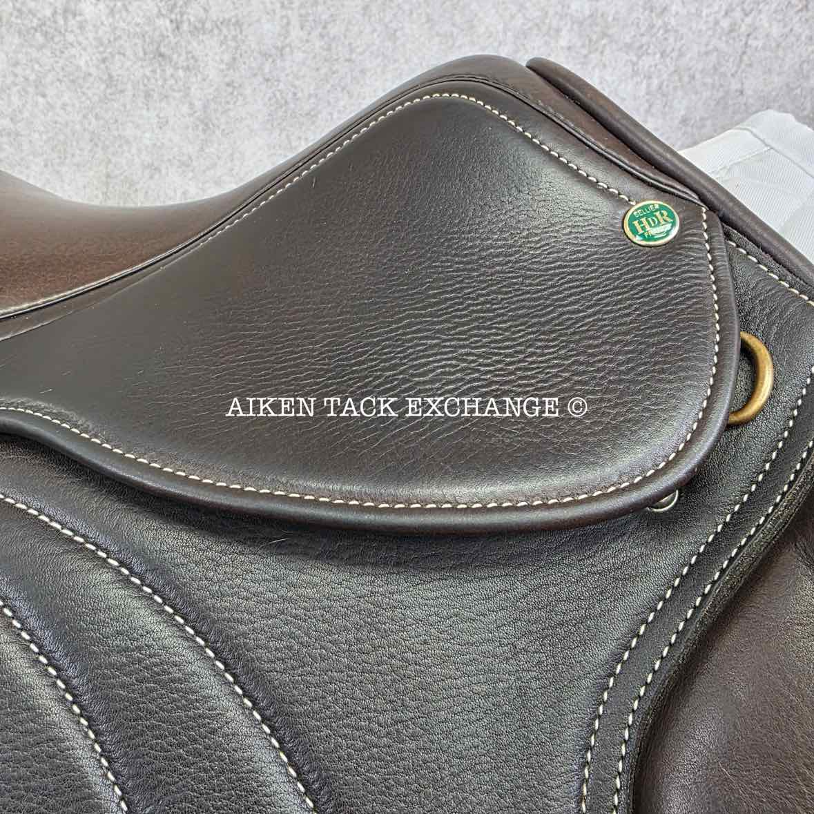HDR Equipe Close Contact Jump Saddle, 19" Seat, Adjustable Tree - Changeable Gullet, Foam Panels