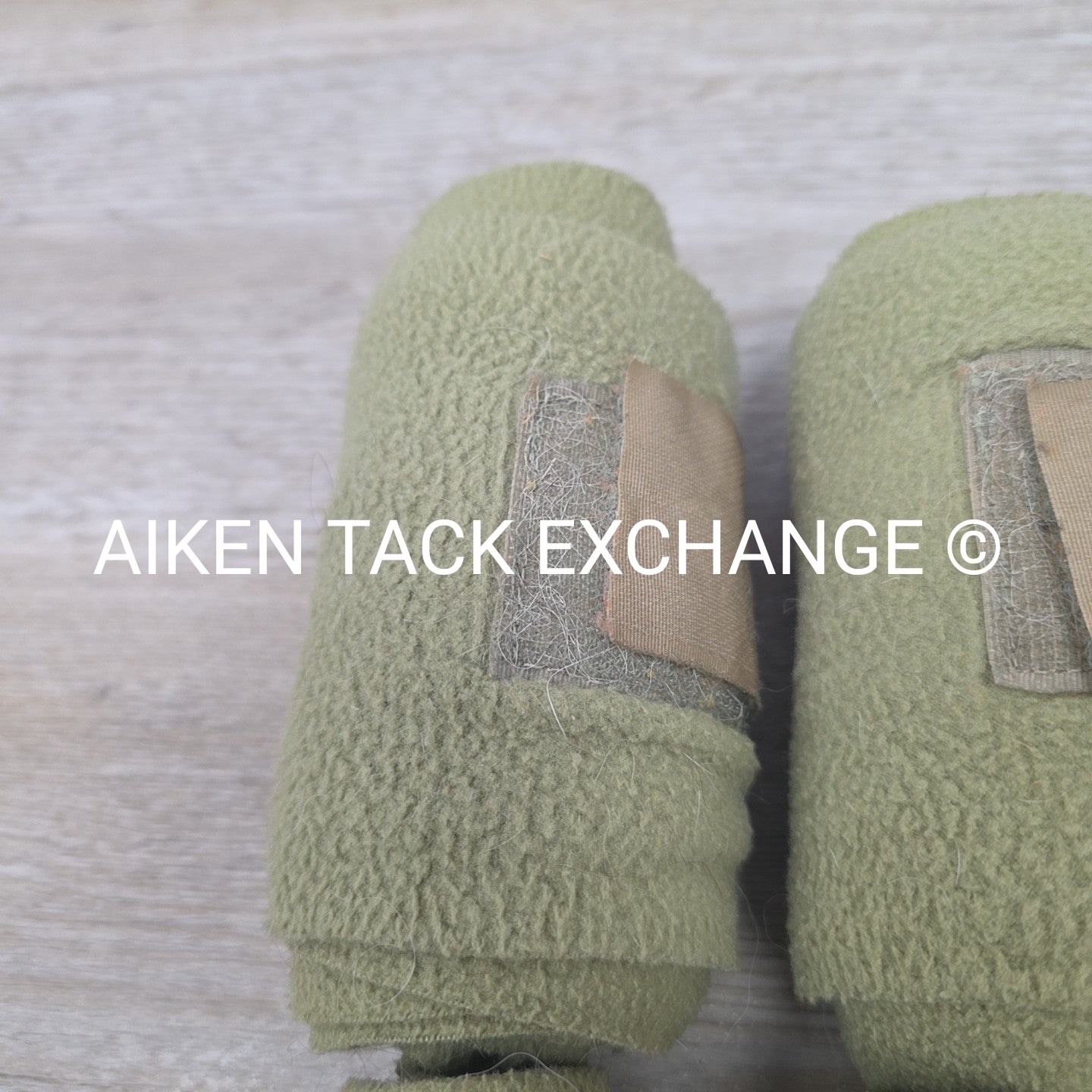 Centaur Fleece Polo Wraps, Olive Green, Set of 4