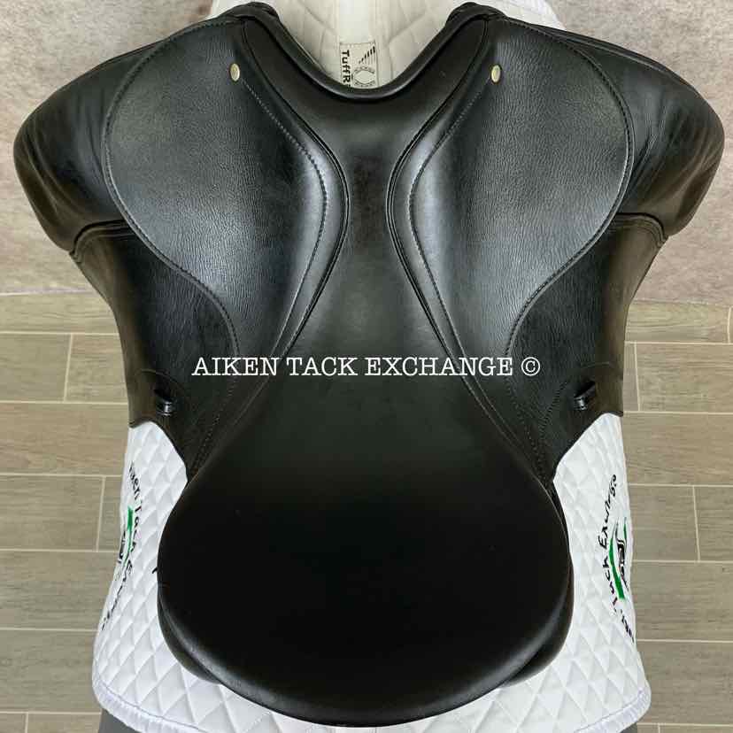 2009 Schleese Victory Dressage Saddle, 16.5" Seat, Short Flap, Adjustable AdapTree, Wool Flocked Panels