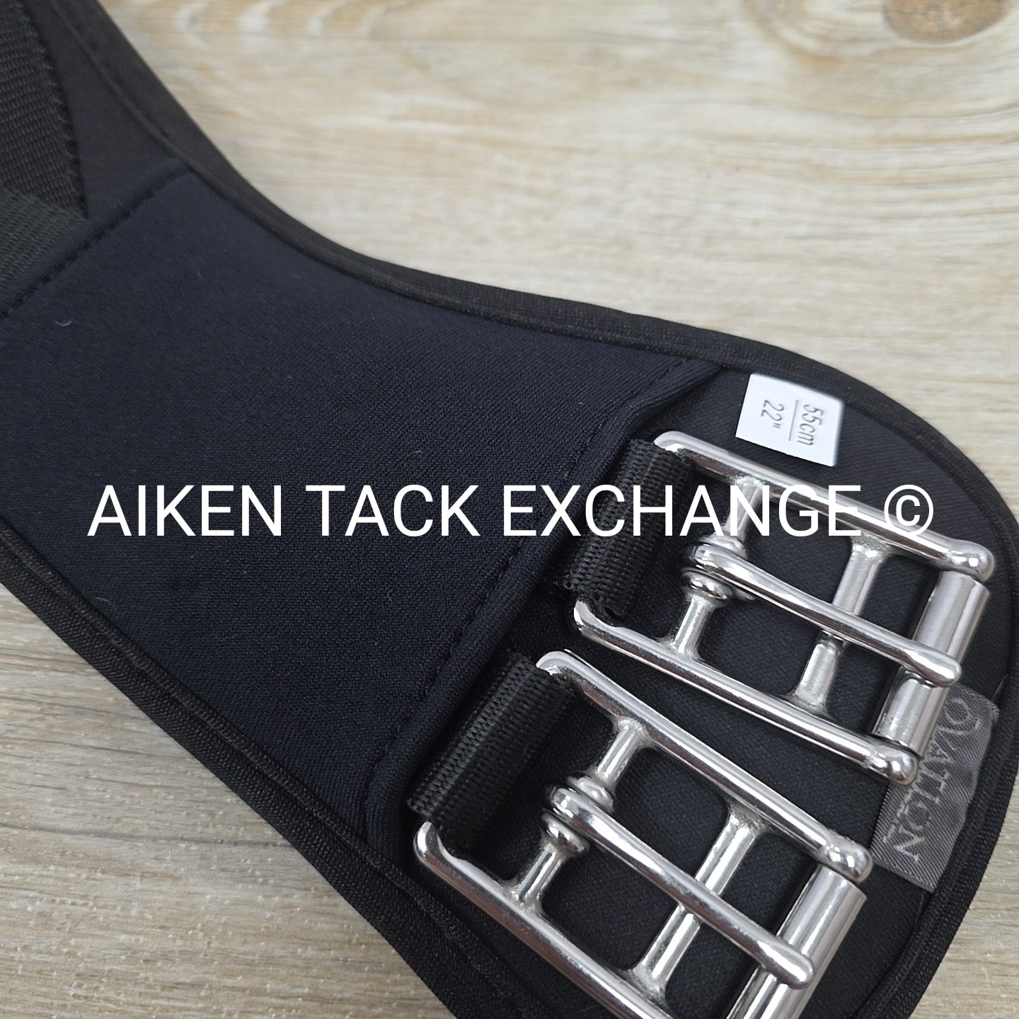 Ovation Gel Body Form Dressage Girth, Black, 22"