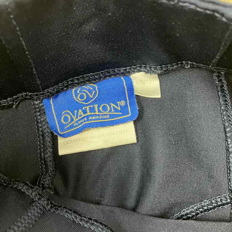 BARGAIN BUNDLE: 2 Pair Ovation Silicone Grip Knee Patch Tights, Size Large