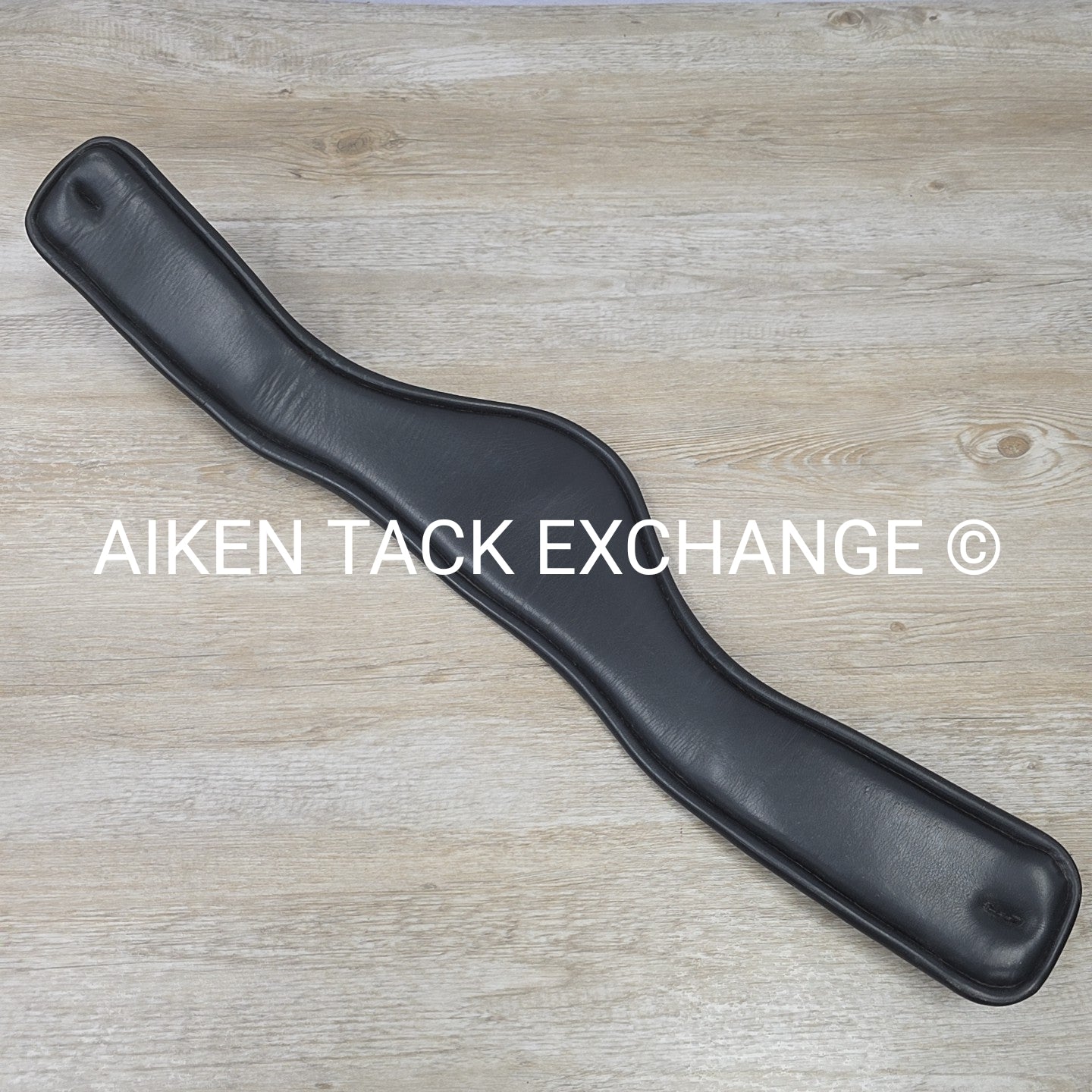 Anatomic Shoulder Relief Padded Dressage Girth, Black, 28"