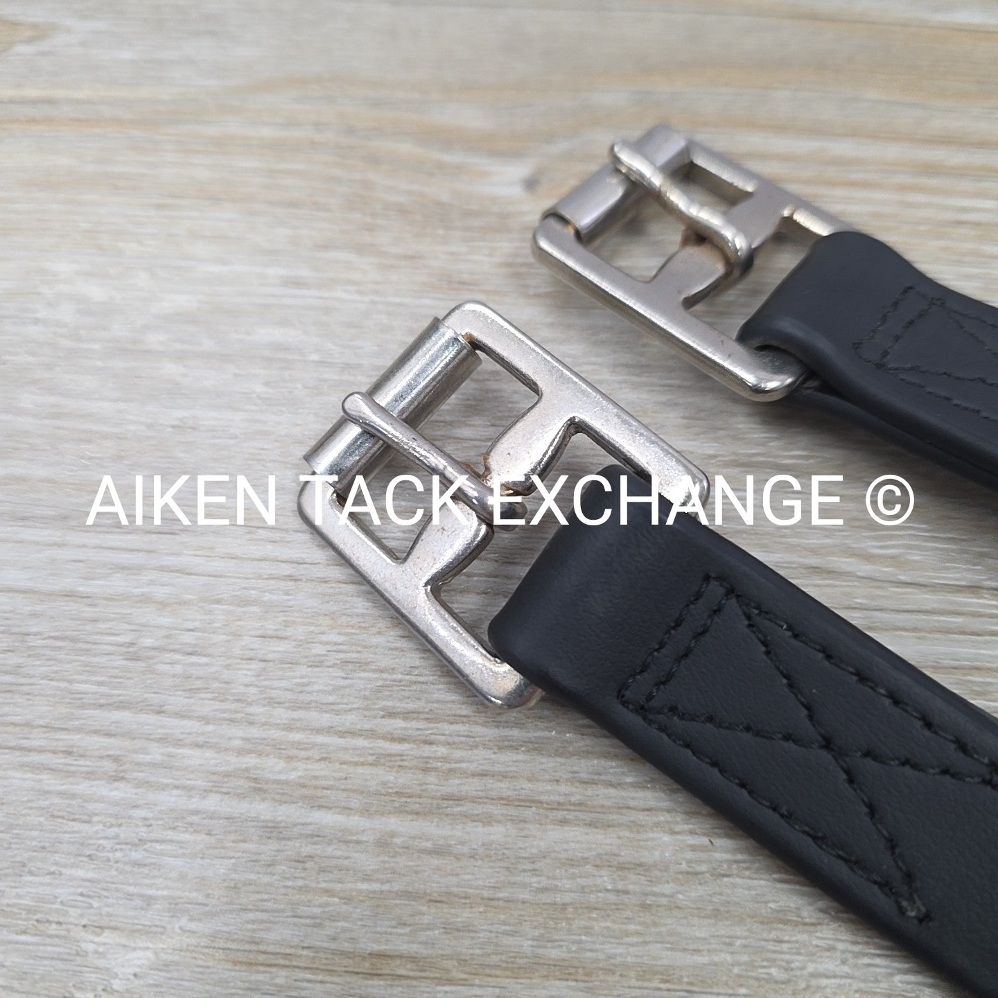 Synthetic Stirrup Leathers, Black, 60"
