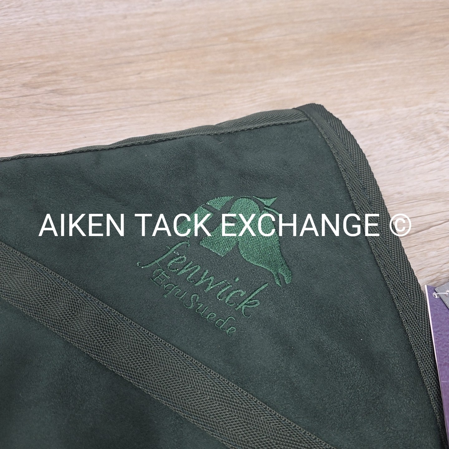 Fenwick Equestrian EquSuede Quarter Sheet, Hunter Green, Size M, Brand New