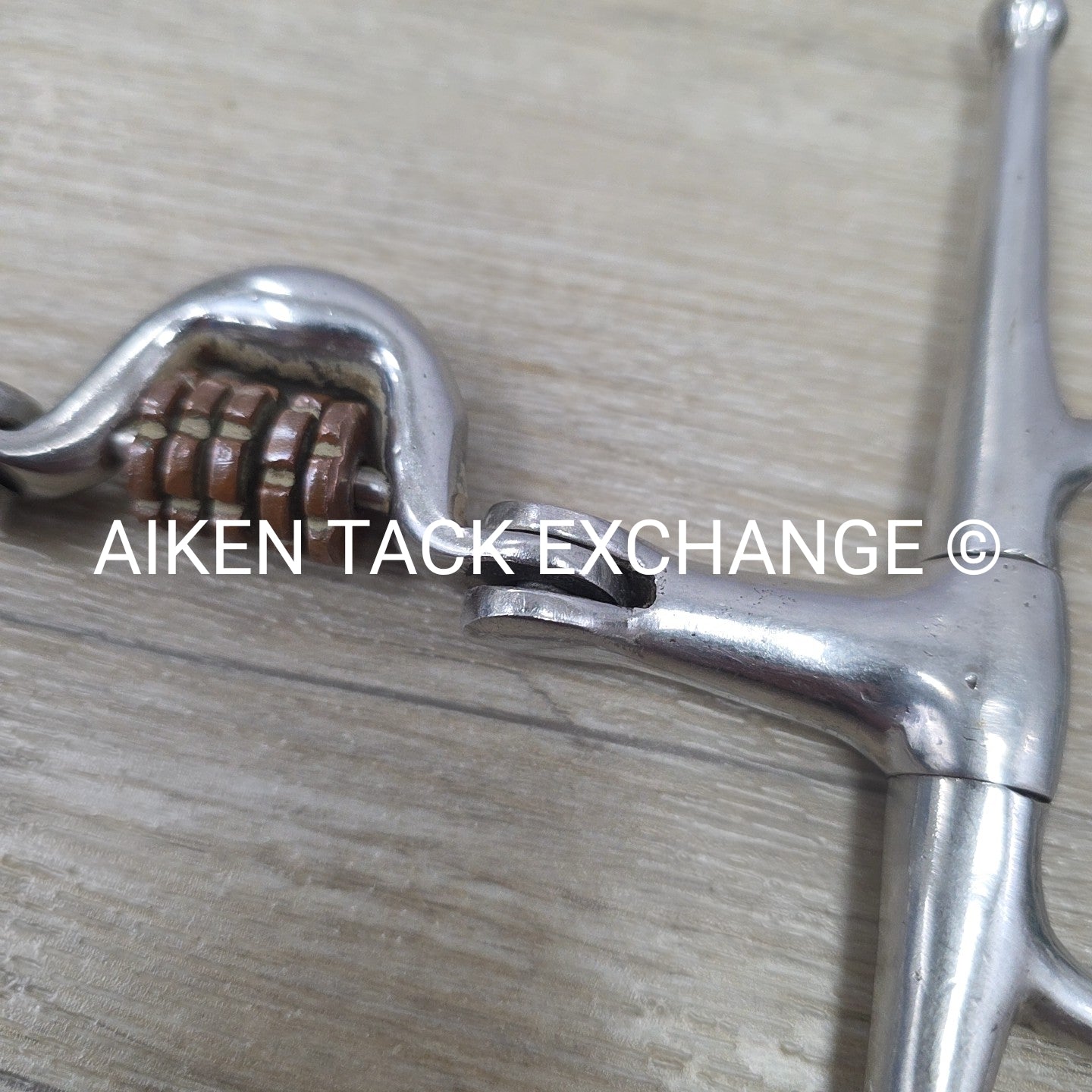 Full Cheek Double Hinged Ported Bit with Copper Links 5"