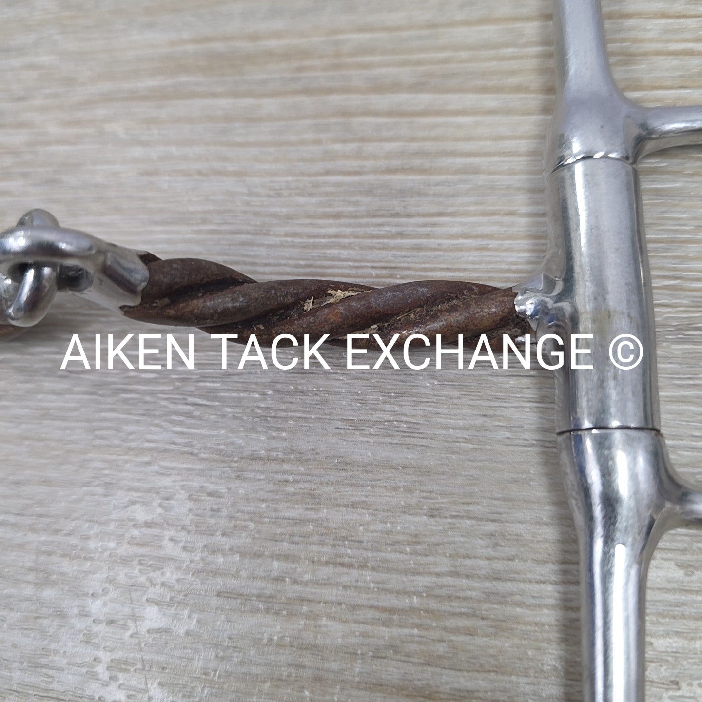 Myler Single Joint Copper Twisted Wire Full Cheek Bit 5"