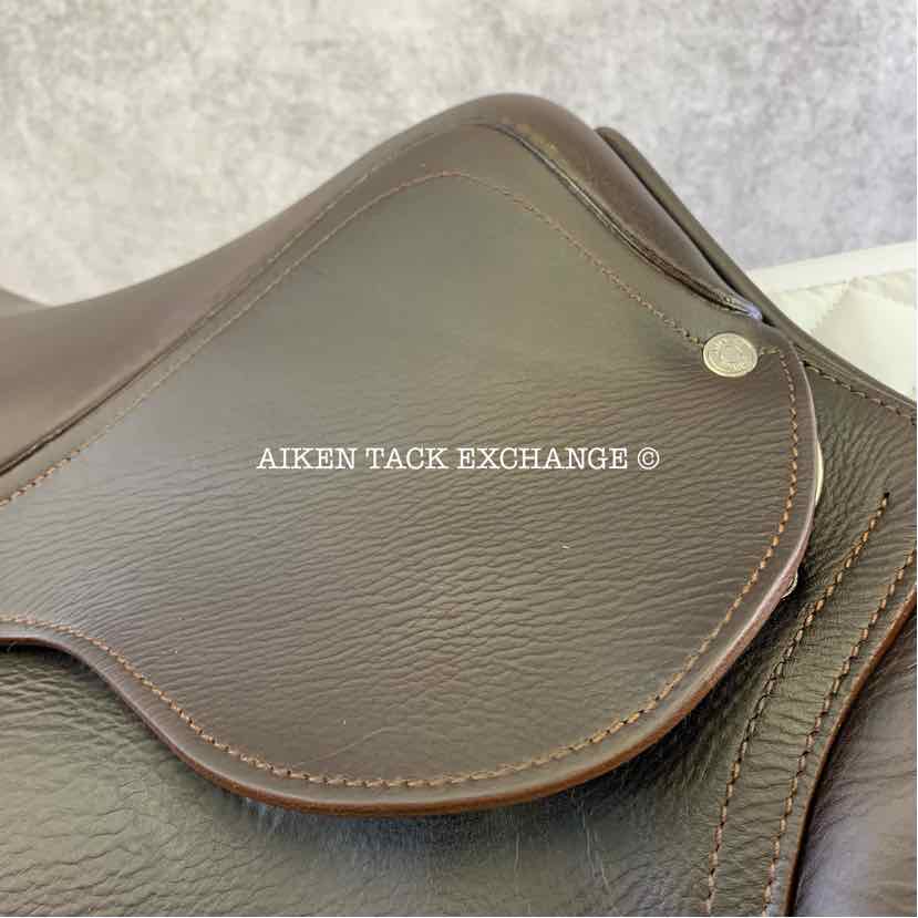 **SOLD** 2020 Antares Contact Jump Saddle, 17" Seat, 1A Flap, Medium Tree, Foam Panels, Full Buffalo Leather