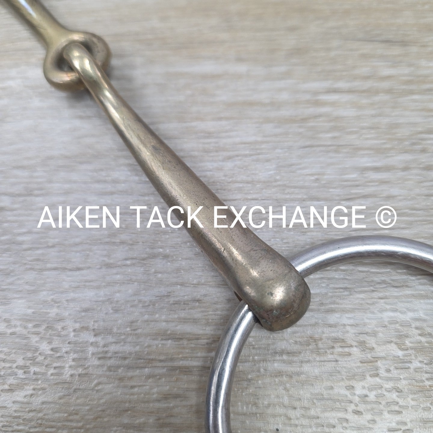 Korsteel German Silver Single Joint Loose Ring Bradoon Bit 5.5"