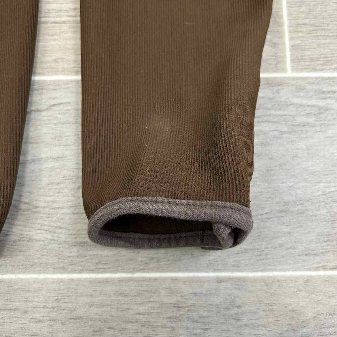 TuffRider Ribbed Knee Patch Breeches, Chocolate, Women's 26 L