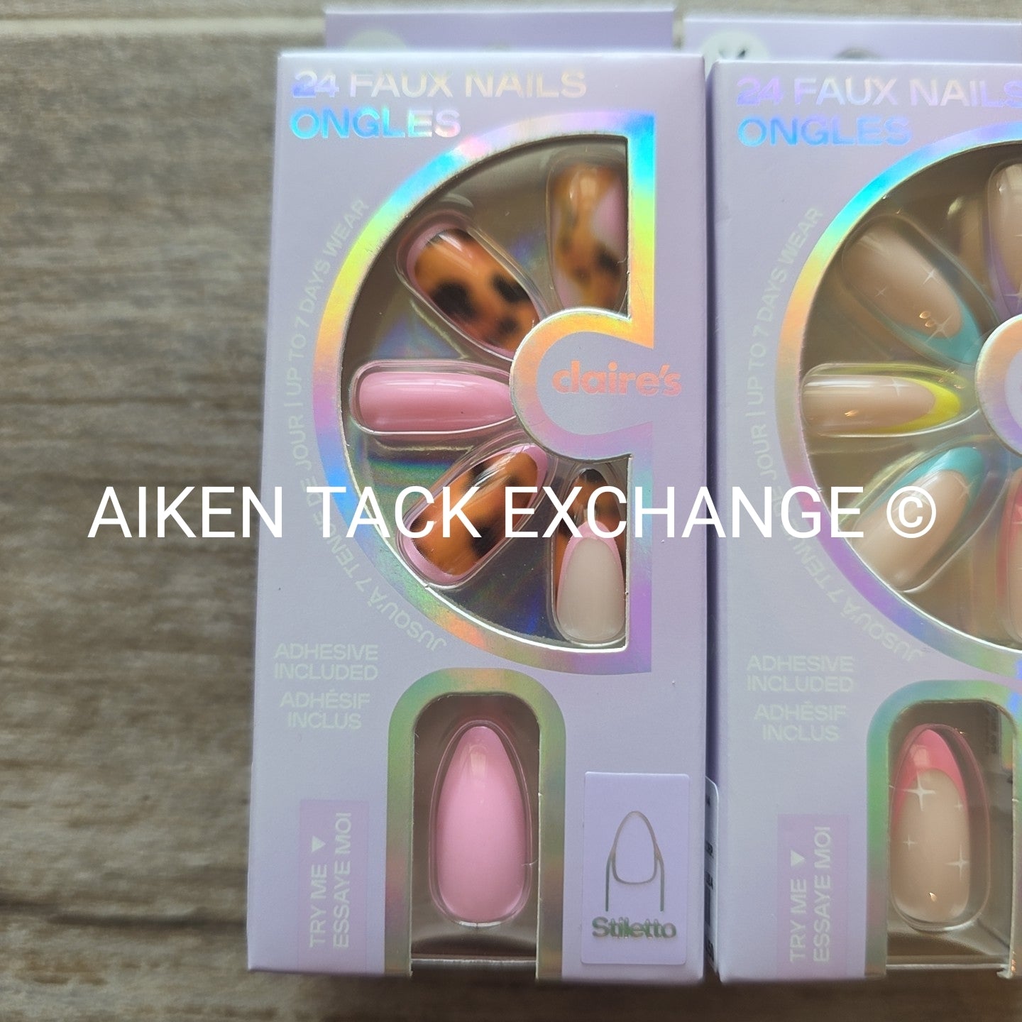 Claire's Press-On Nails (2 Sets) - 24 Count Each (48 Total)