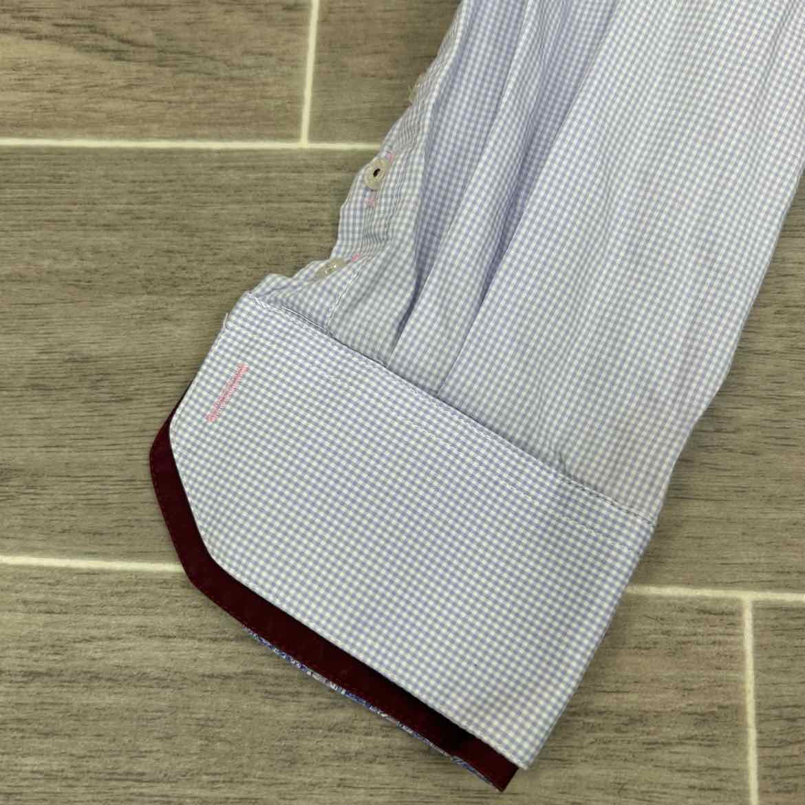 Fior Da Liso Long Sleeve Collared Shirt, Size 10