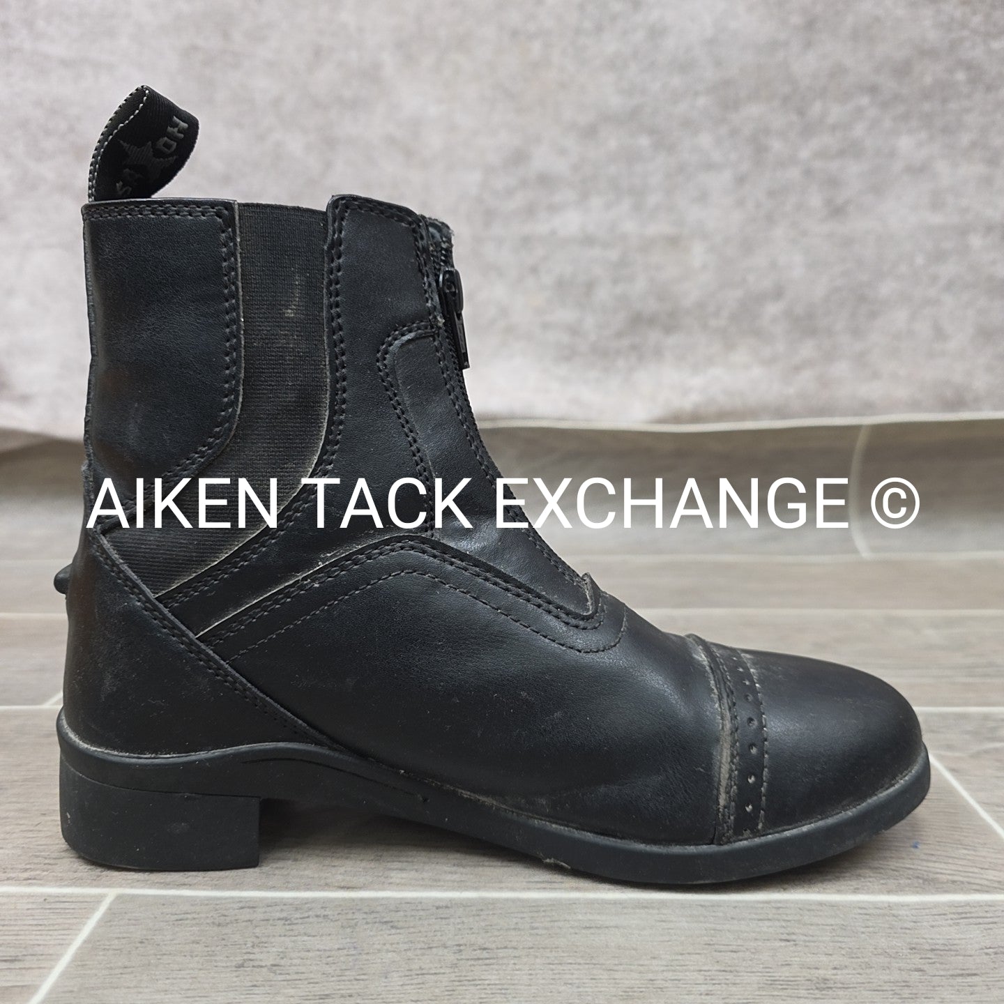 Saxon Syntovia Zip Paddock Boots, Size 5