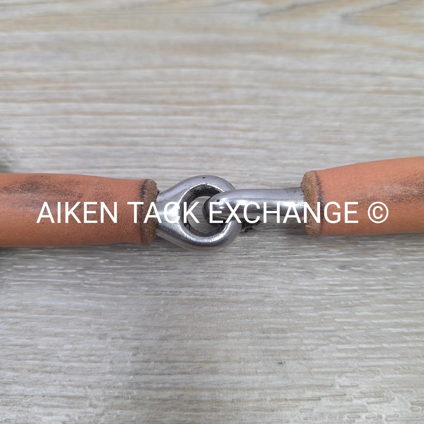 Half Cheek Leather Covered Single Joint Bit 5"