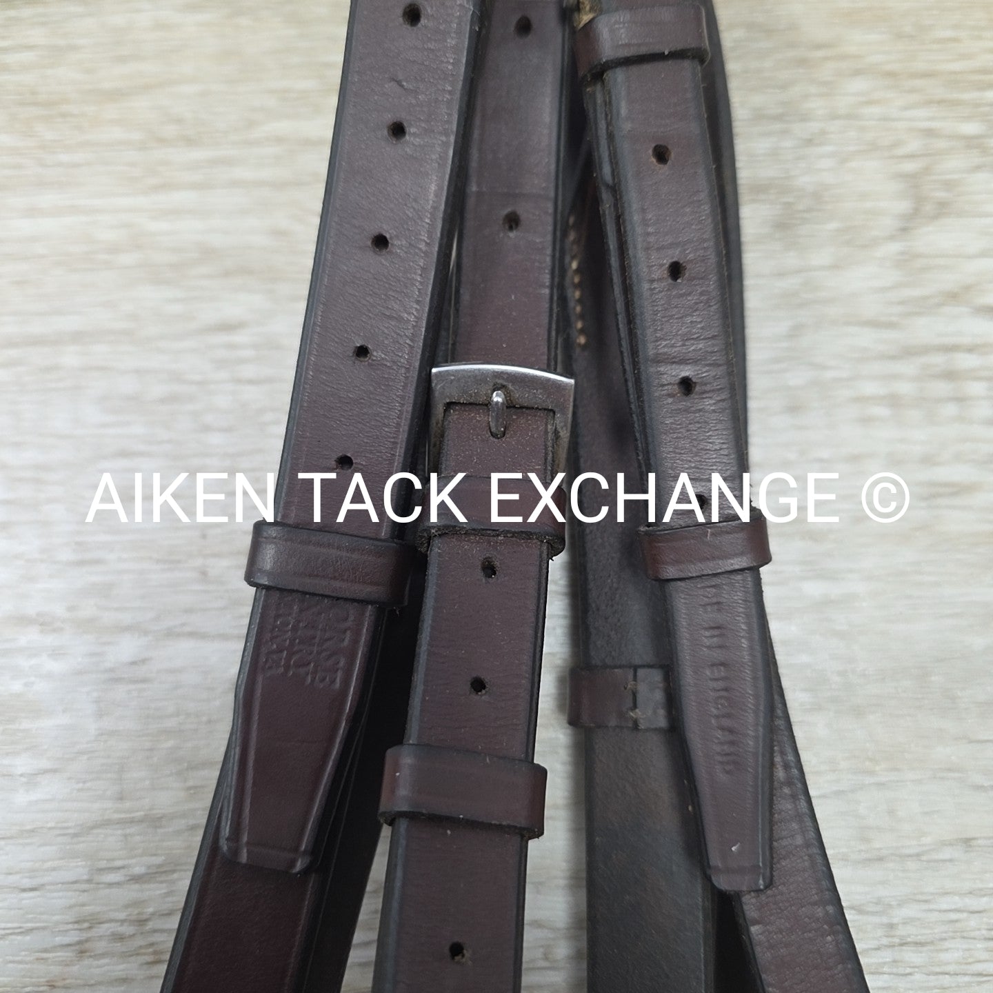 Horse Country Flat Hunt Bridle, No Reins, Brown, Size Full