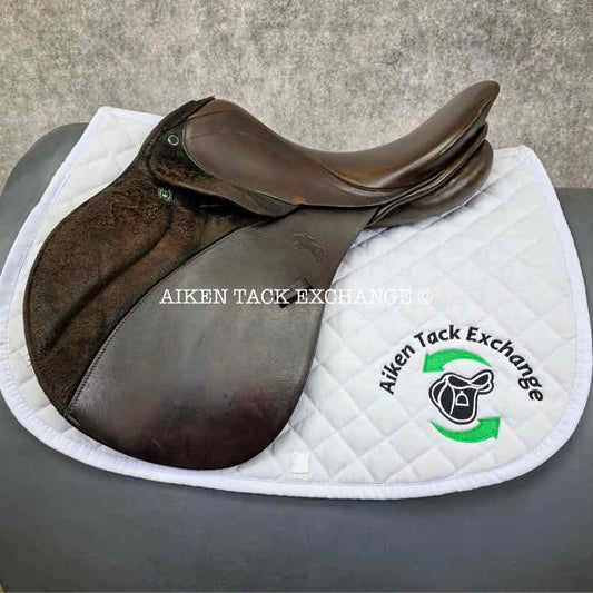 **SOLD** Stubben Laurus All Purpose Jump Saddle, 16" Seat, 32cm Tree - Extra Wide, Wool Flocked Panels