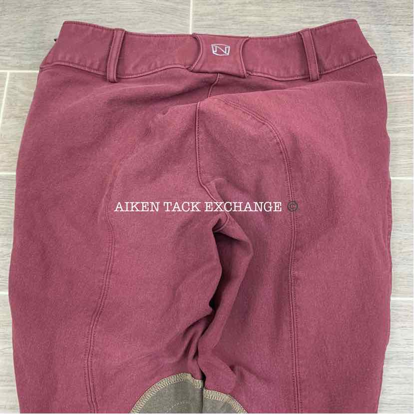 Noble Outfitters Size Zip Knee Patch Breeches, Size 22R