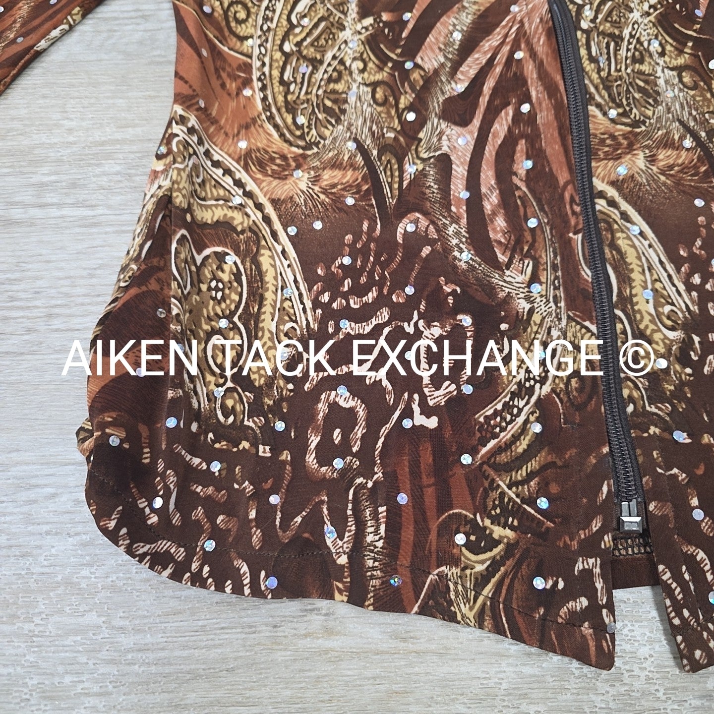 Show Off Designs Stretchy Western Bling Show Shirt, Women's M/L