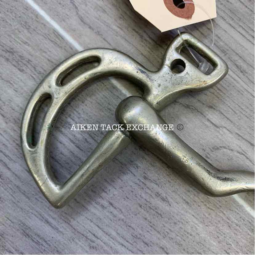 Nickel Mullen Mouth Uxeter Kimberwick Bit 5"