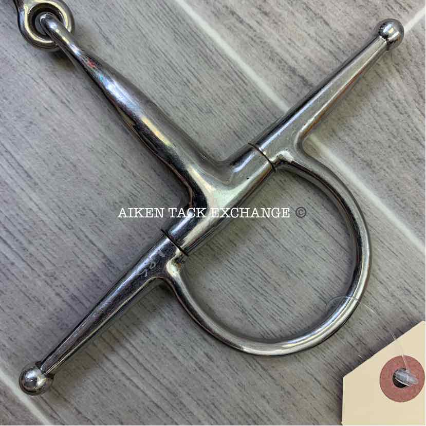 Marcel Toulouse Single Joint Full Cheek Bit 4.75"