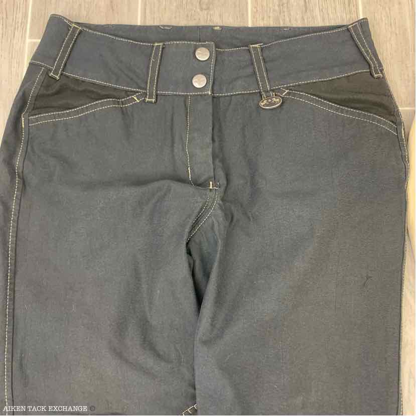 BARGAIN BUNDLE: 2 Pairs of Knee Patch Breeches, Equine Couture & HKM, Size 28