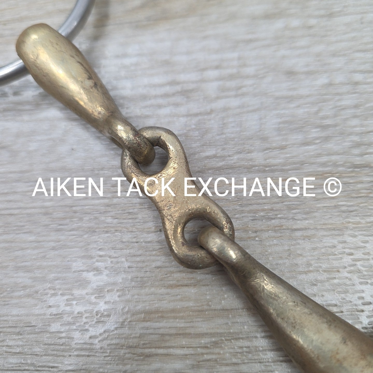 Copper French Link Loose Ring Bit 5"